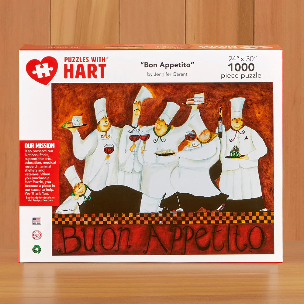 1,000 Piece Jigsaw Puzzle, Bon Appetito