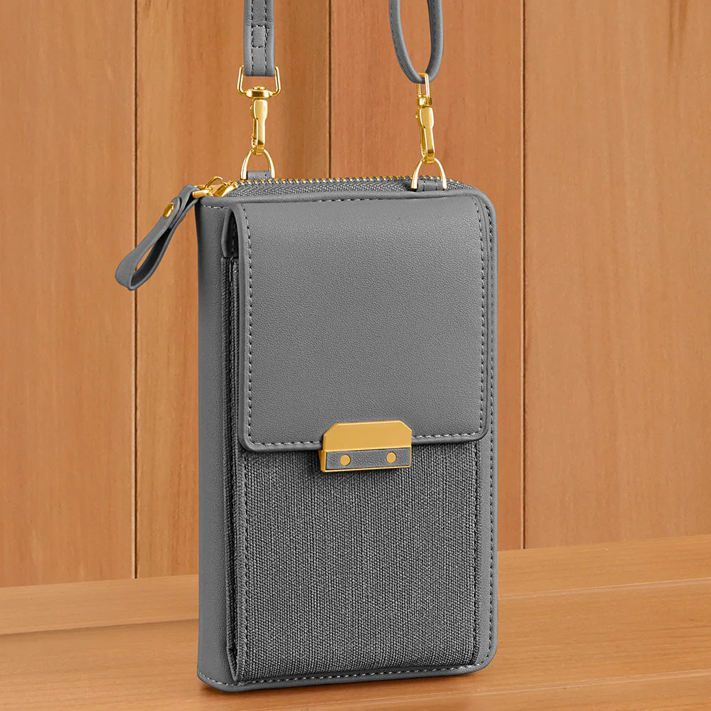 22 Tote Vegan Leather Cell Phone Crossbody Clutch - Image 4