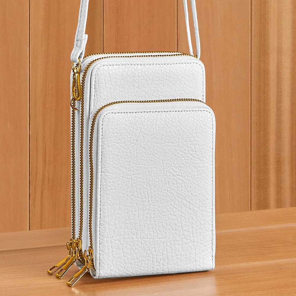 22 Tote Vegan Leather Cell Phone Crossbody Purse - Image 4