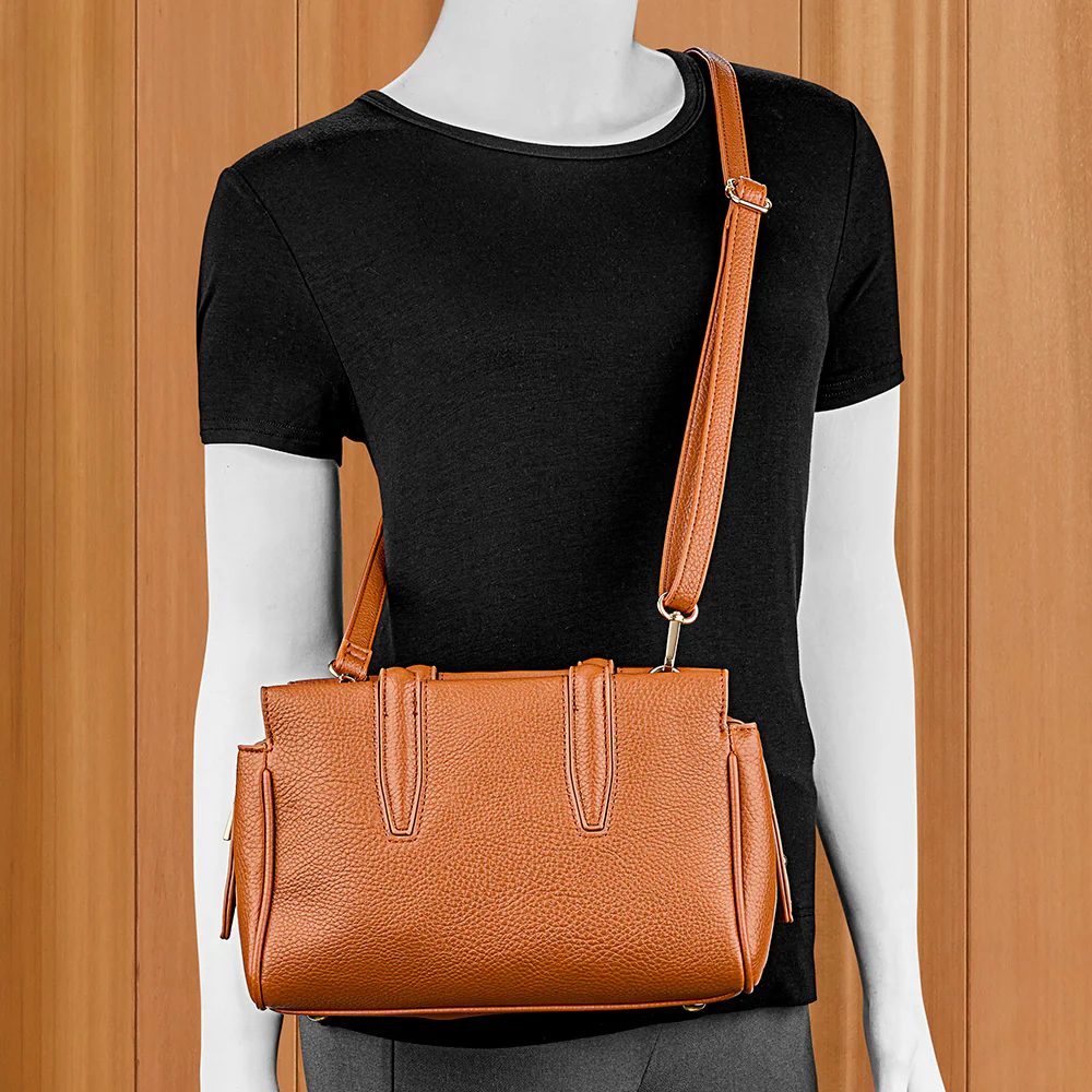 22 Tote Vegan Leather Convertible Crossbody Handbag - Image 6