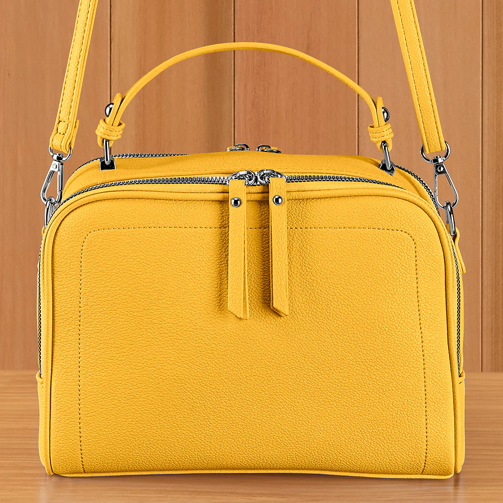 22 Tote Vegan Leather Convertible Satchel Crossbody Bag