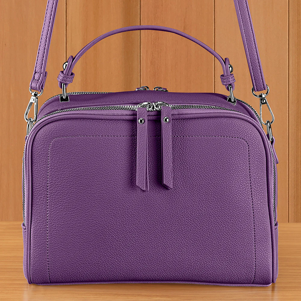 22 Tote Vegan Leather Convertible Satchel Crossbody Bag - Image 2
