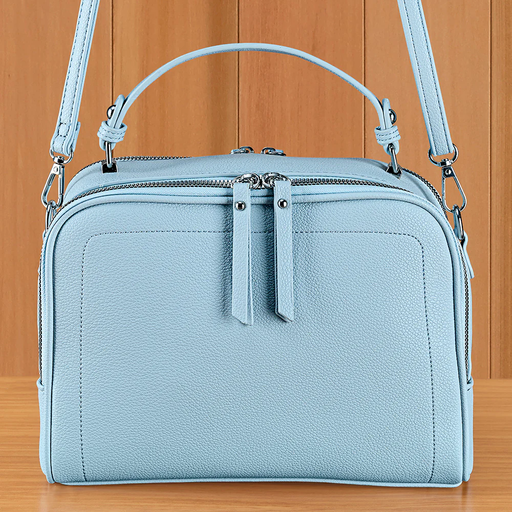 22 Tote Vegan Leather Convertible Satchel Crossbody Bag - Image 3