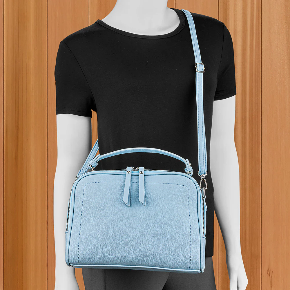 22 Tote Vegan Leather Convertible Satchel Crossbody Bag - Image 5