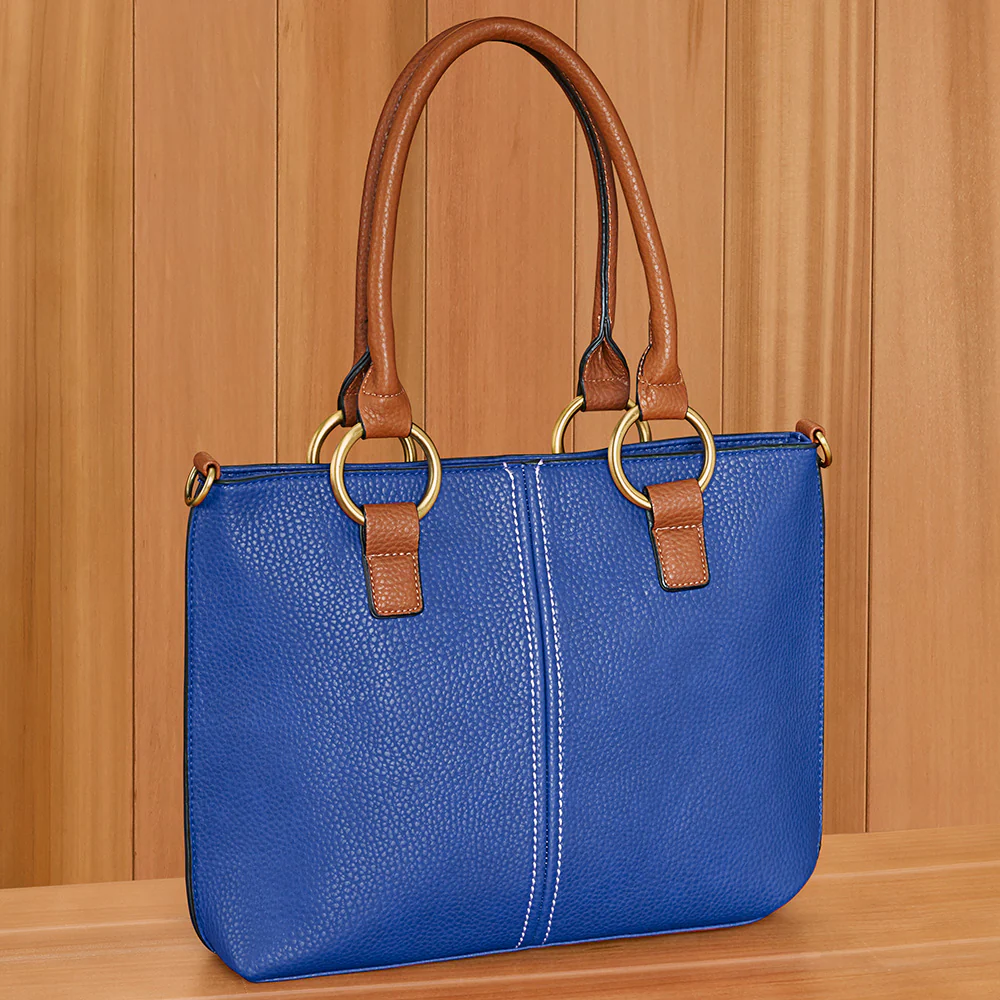 22 Tote Vegan Leather Crossbody Tote - Image 3