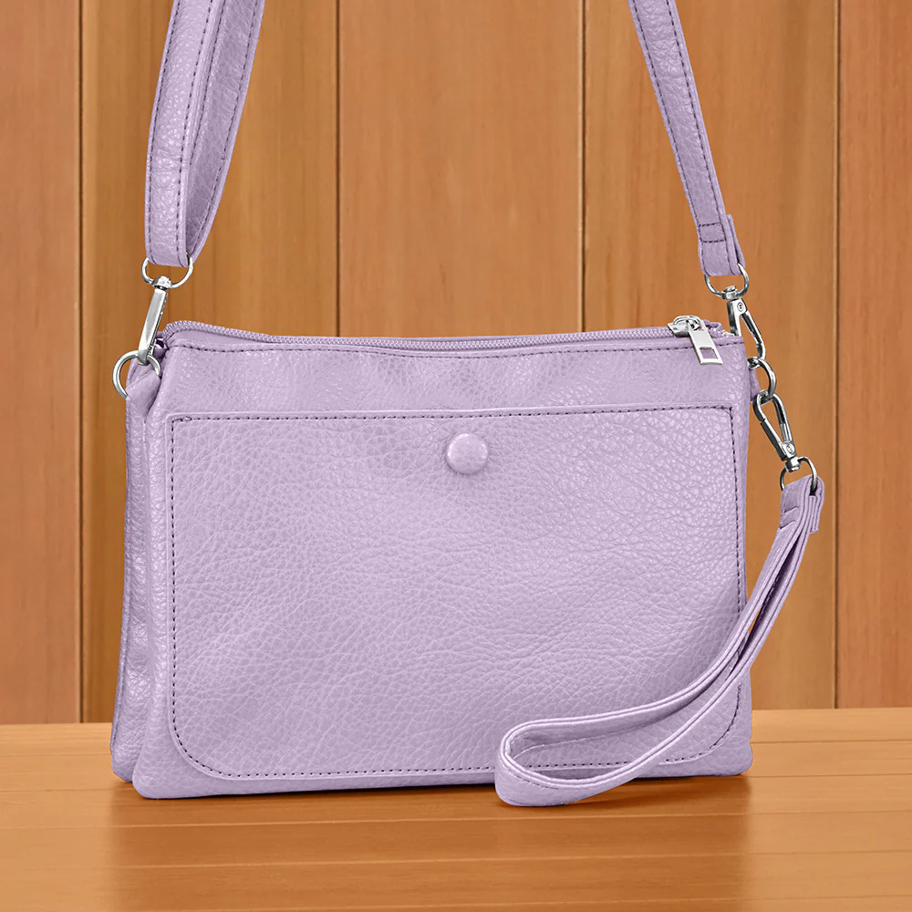 22 Tote Vegan Leather Crossbody Wristlet - Image 5