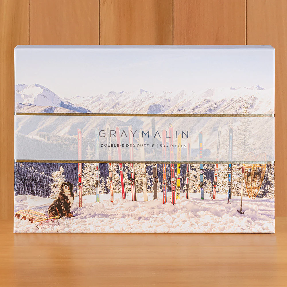 500 Piece Double-Sided Jigsaw Puzzle by Gray Malin, The Winter