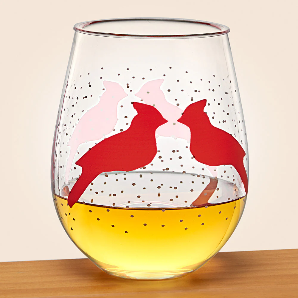 Acrylic Stemless Wine Glass, Cardinal & Birch - Image 2