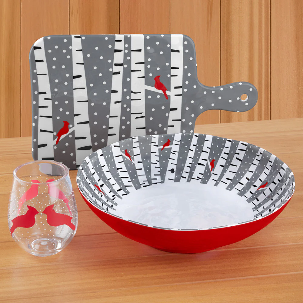 Acrylic Stemless Wine Glass, Cardinal & Birch - Image 3