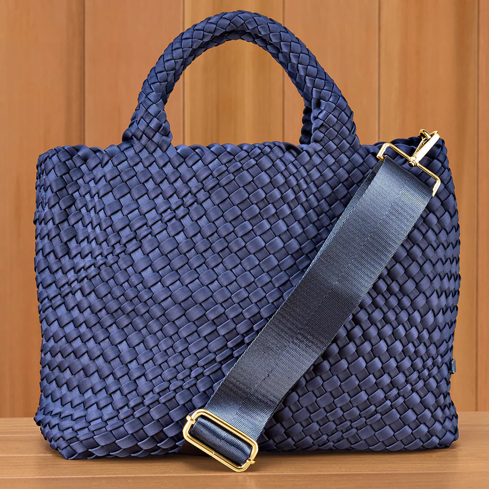 Ah-dorned Lily Woven Neoprene Convertible Crossbody Tote
