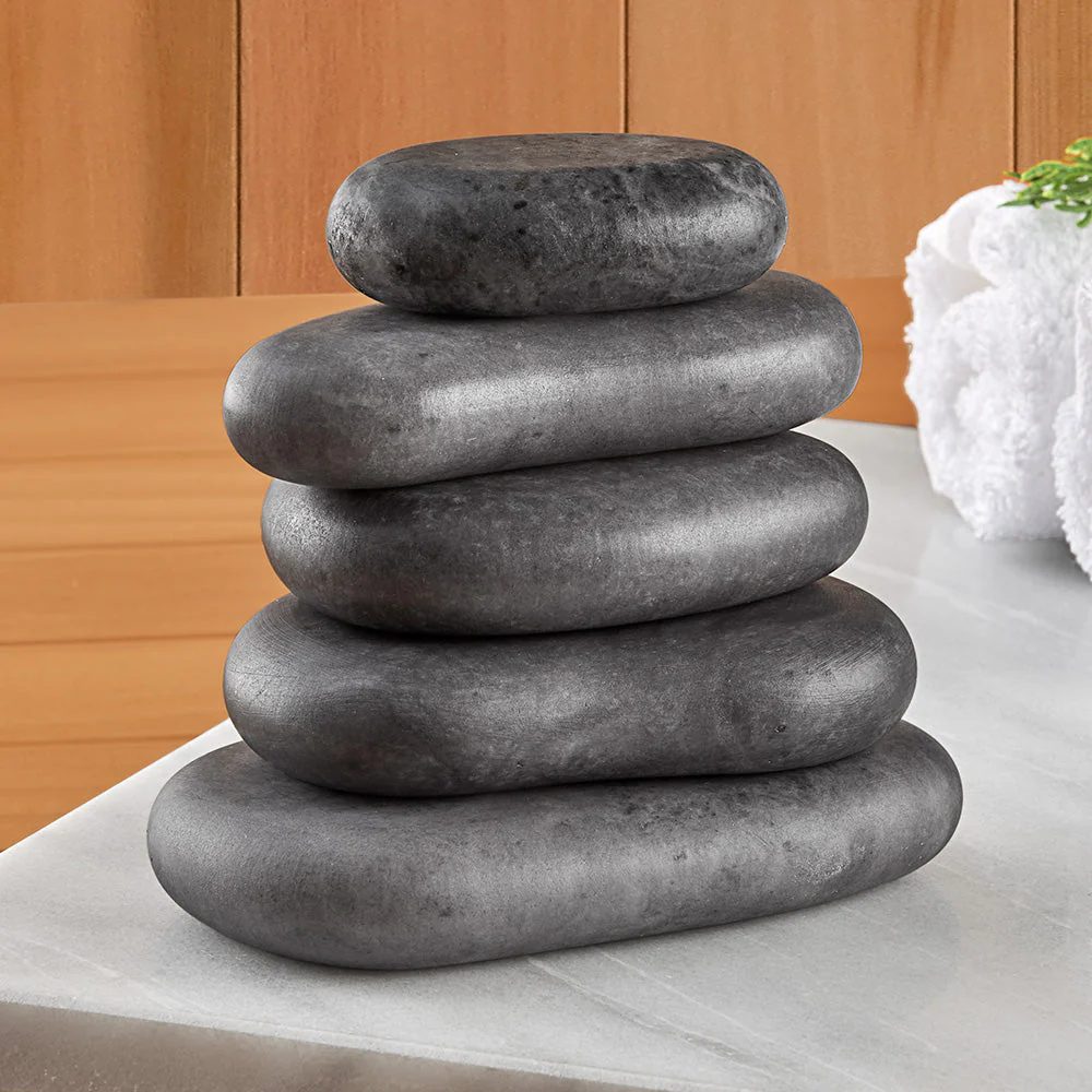 Alabaster River Rocks, Set of 5