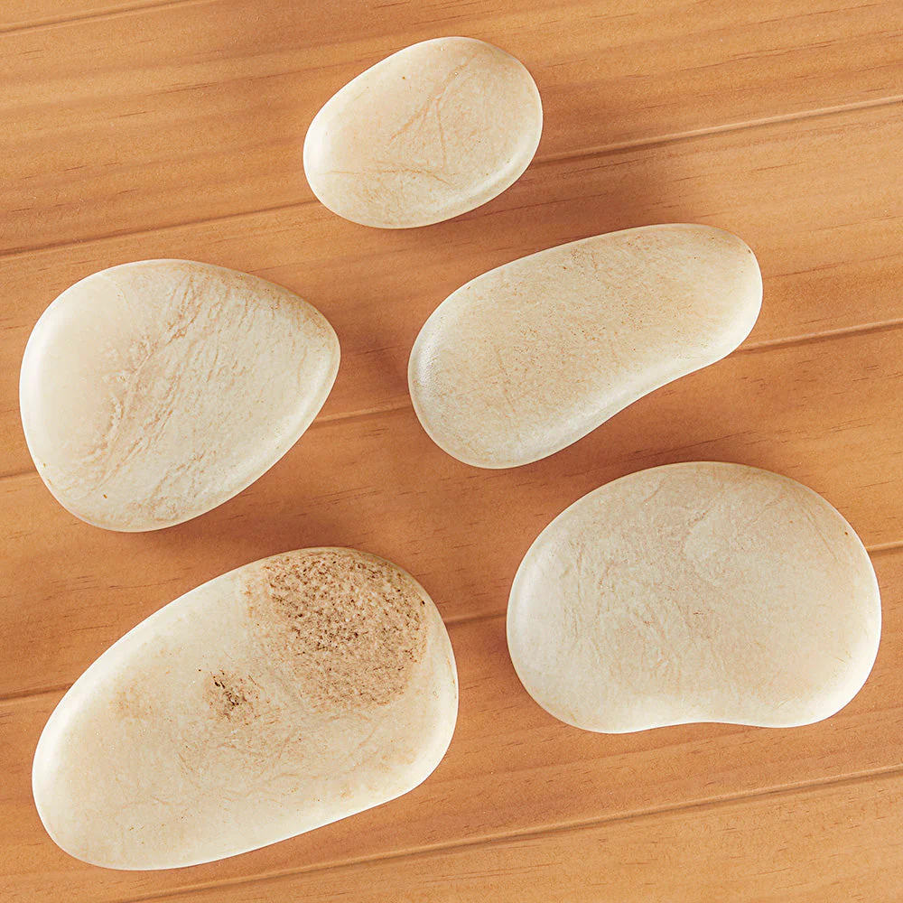 Alabaster River Rocks, Set of 5 - Image 4