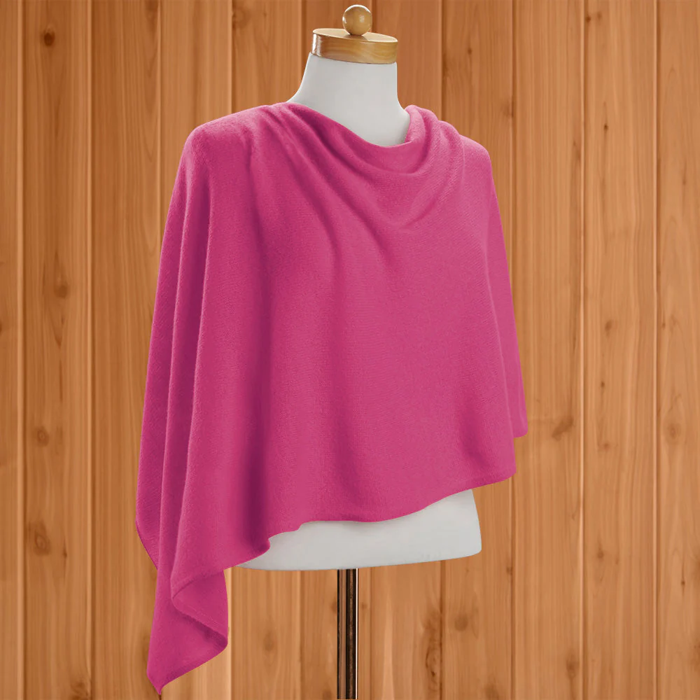 Alashan Cashmere Shawl Wrap, Assorted Purples - Image 3