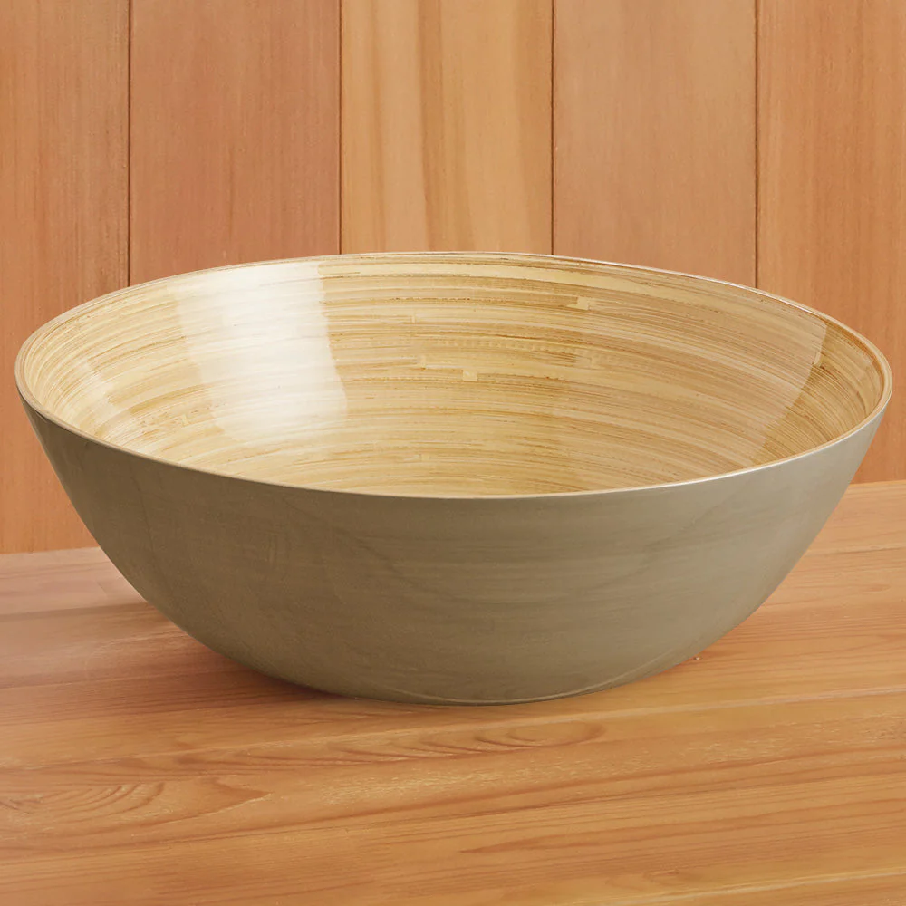 albert L. (punkt) 11.75" Bamboo Classic Bowl - Image 9