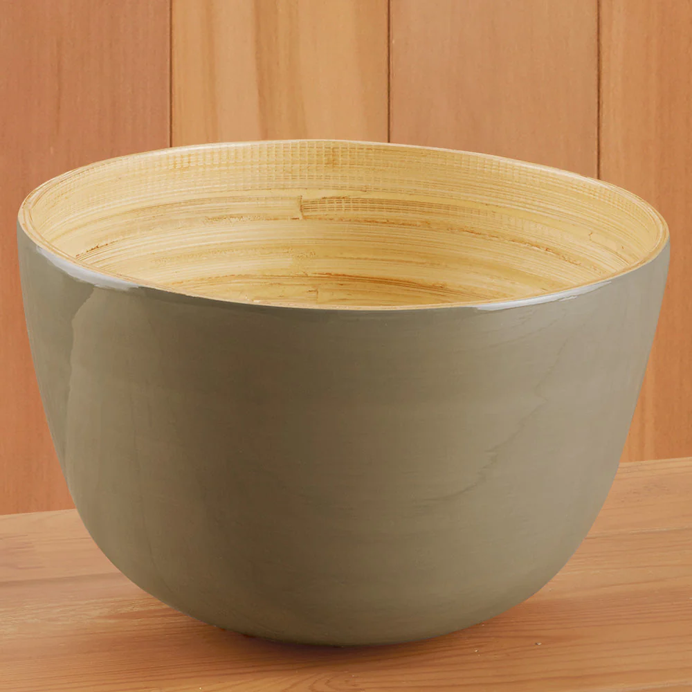 albert L. (punkt) 8.5" Bamboo Serving Bowl - Image 5