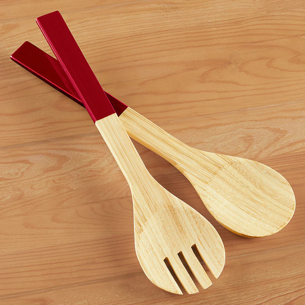 albert L. (punkt) Bamboo Salad Servers, Set of 2 - Image 2