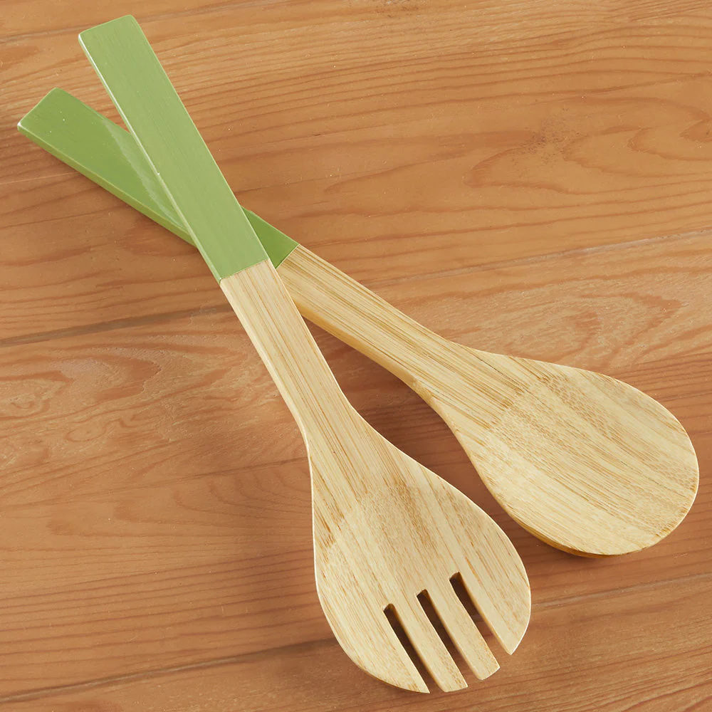 albert L. (punkt) Bamboo Salad Servers, Set of 2 - Image 5