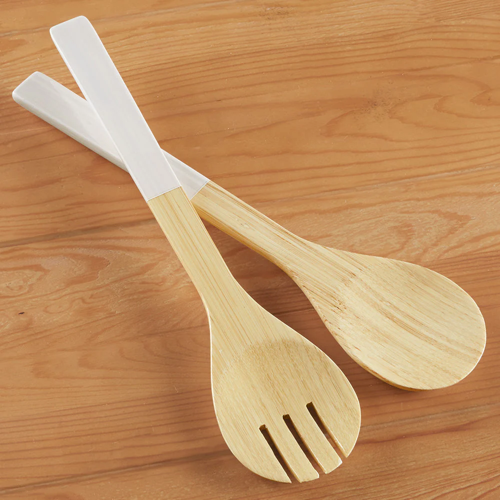 albert L. (punkt) Bamboo Salad Servers, Set of 2 - Image 7