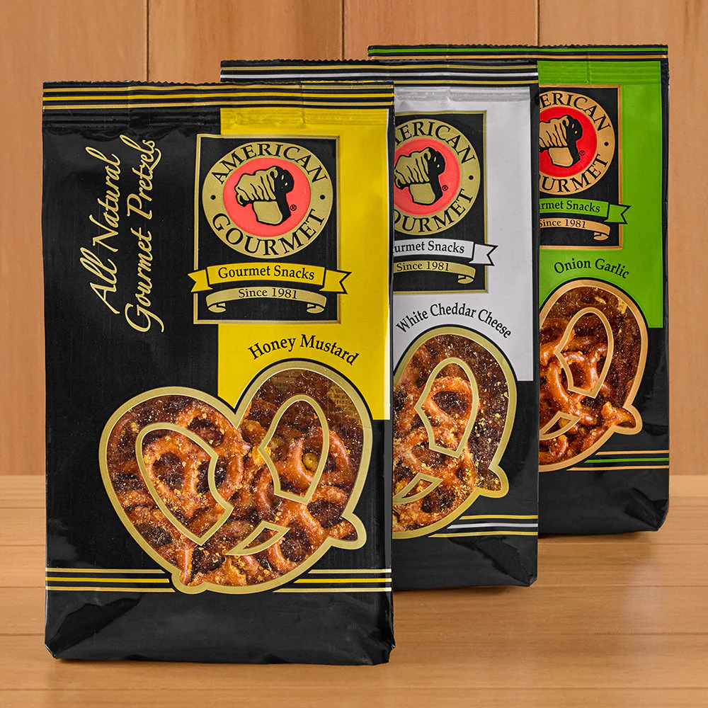 American Gourmet Mini Twist Pretzels, Butter - Image 2
