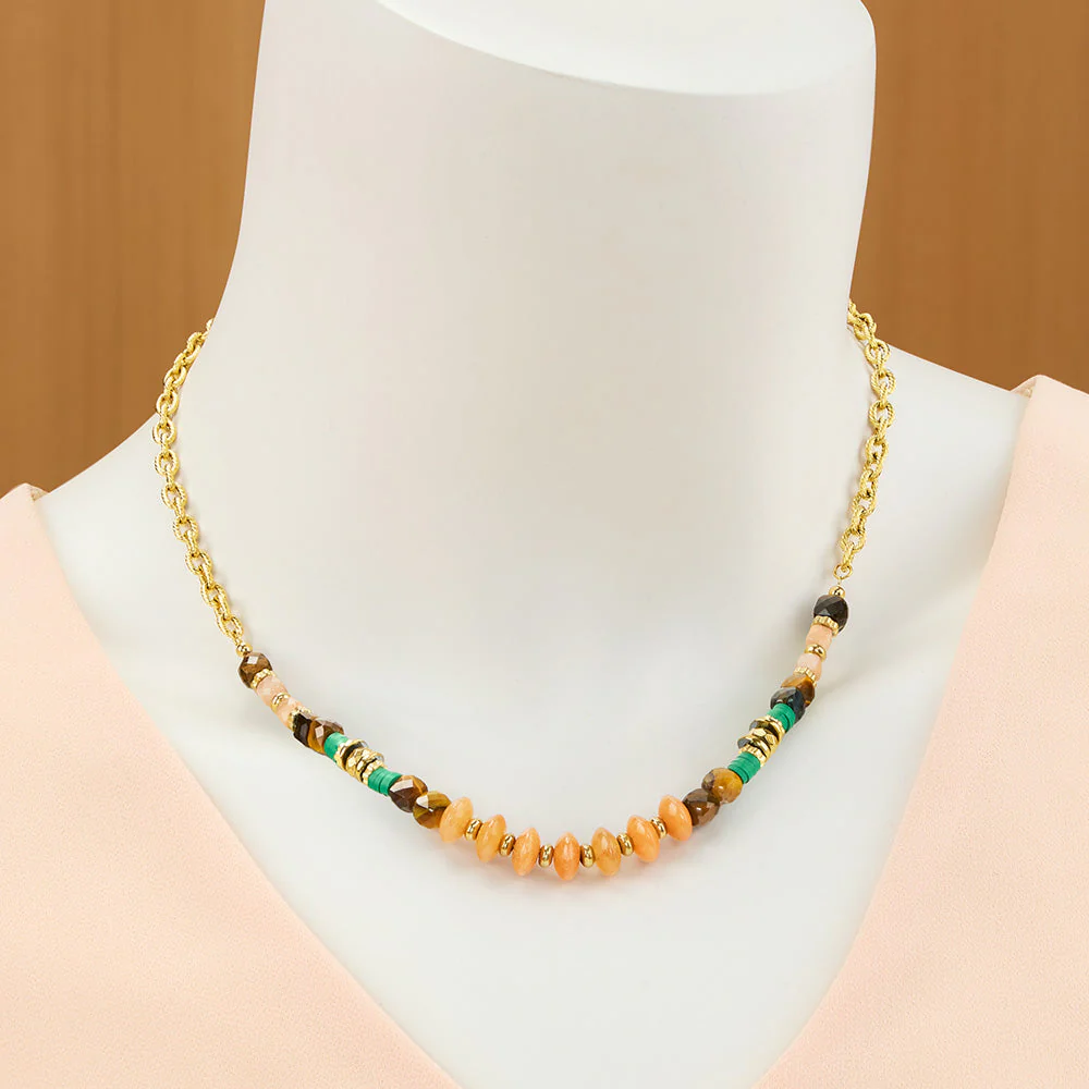 Anartxy Doradas Beaded Gold Necklace - Image 3