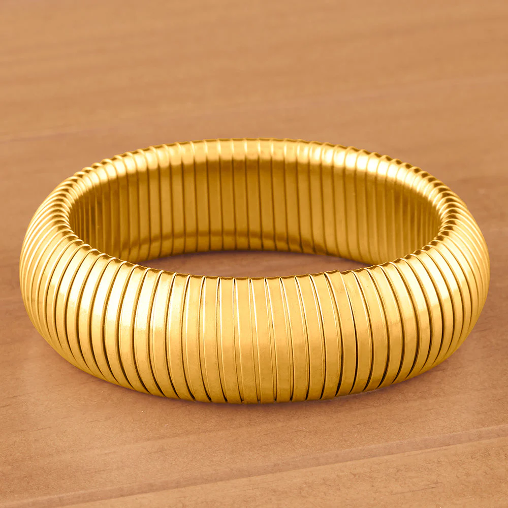 Anartxy Galana Gold Stretch Bangle Bracelet - Image 2