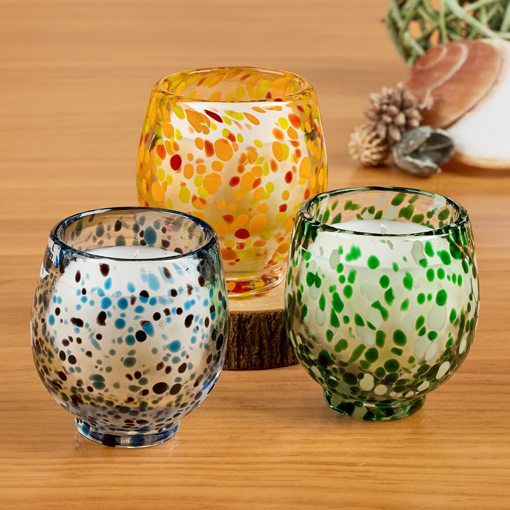 Apothecary Guild Speckled Votive Candle, Capri Citrus - Image 2