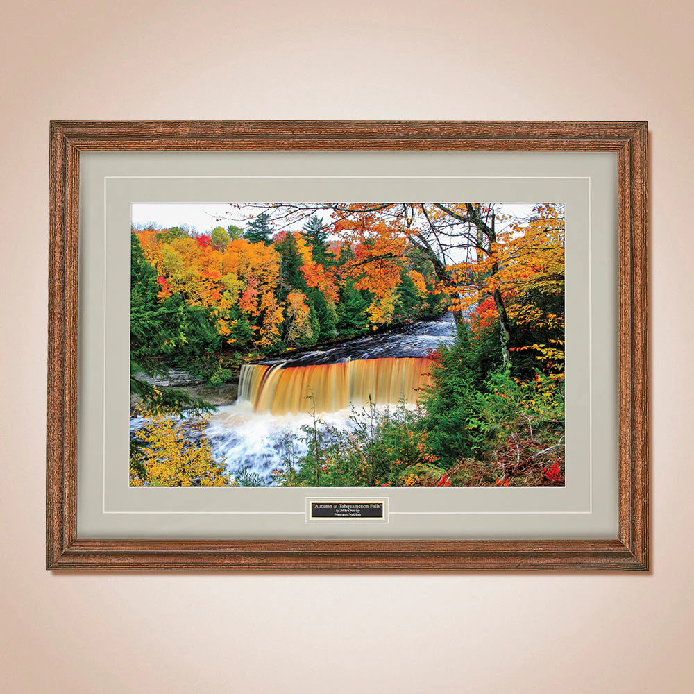"Autumn at Tahquamenon Falls" Scenic Print by Mike Growley