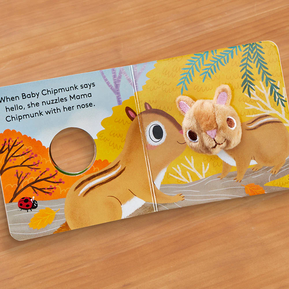 Baby Chipmunk Finger Puppet Board Book - Image 2