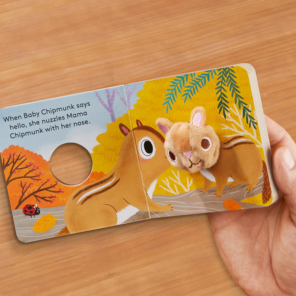 Baby Chipmunk Finger Puppet Board Book - Image 3