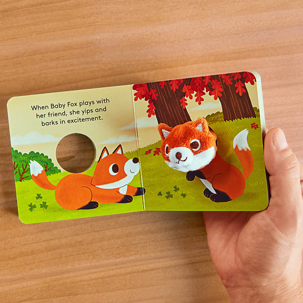 "Baby Fox" Finger Puppet Board Book - Image 2