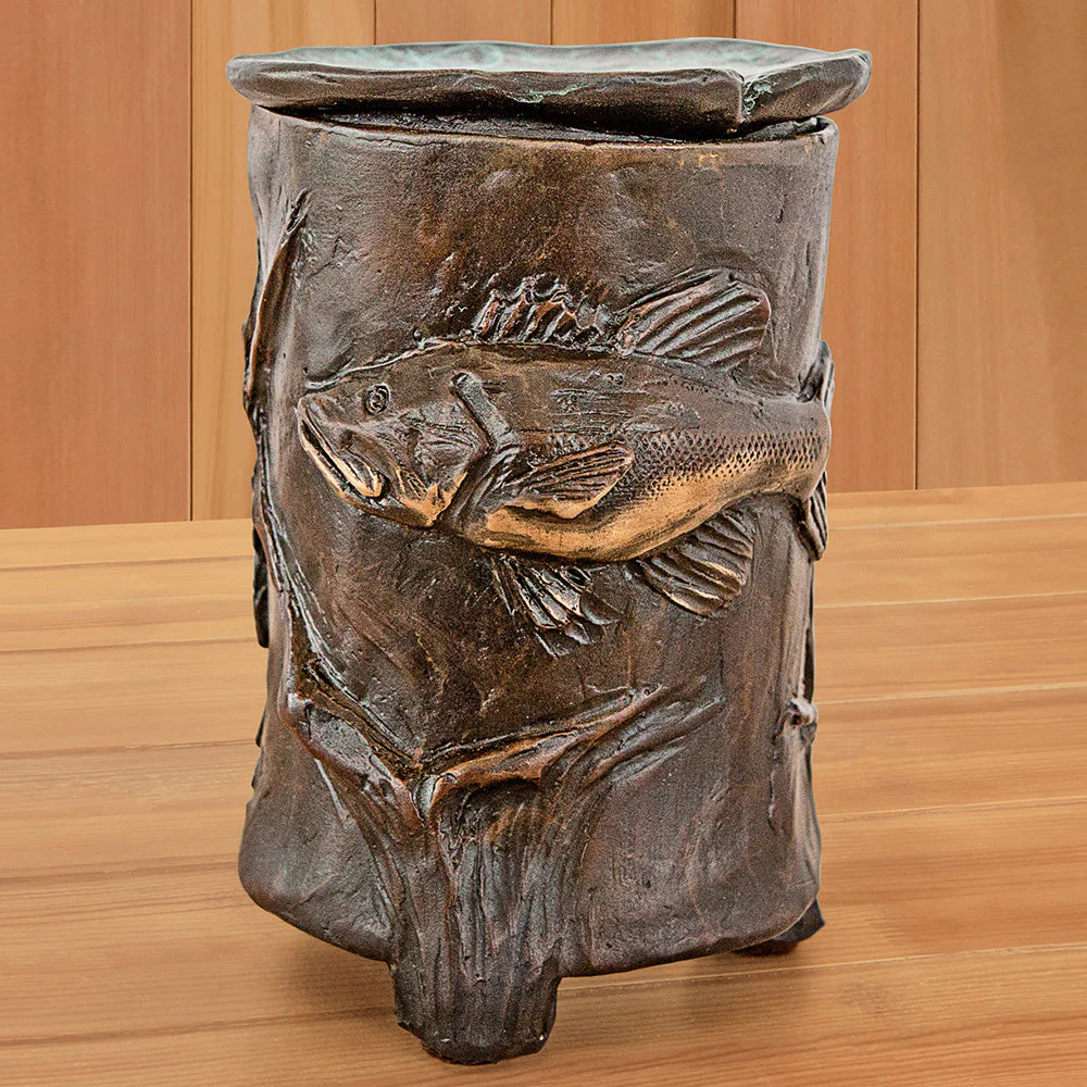 "Bass Vessel" Bronze by James G. Moore