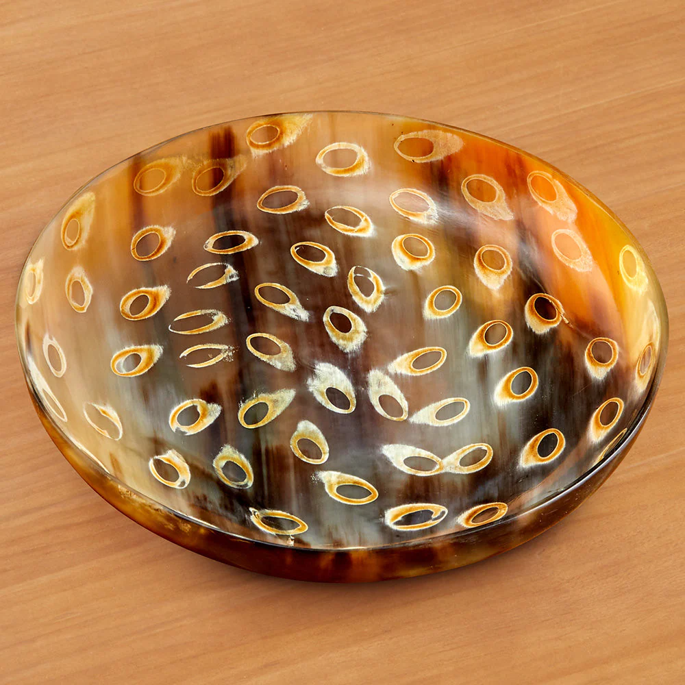 Be Home Horn Plate, Peacock - Image 3