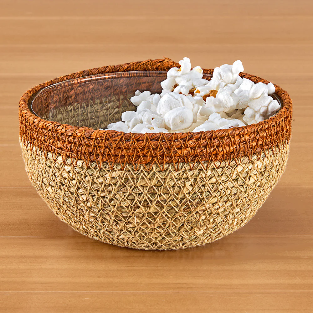 Be Home Hydra Woven Seagrass Bowl - Image 3