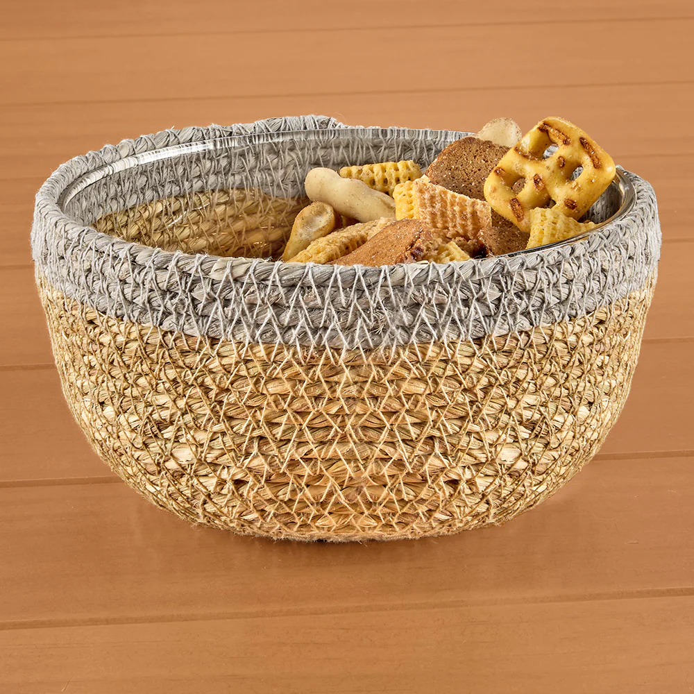 Be Home Hydra Woven Seagrass Bowl - Image 5