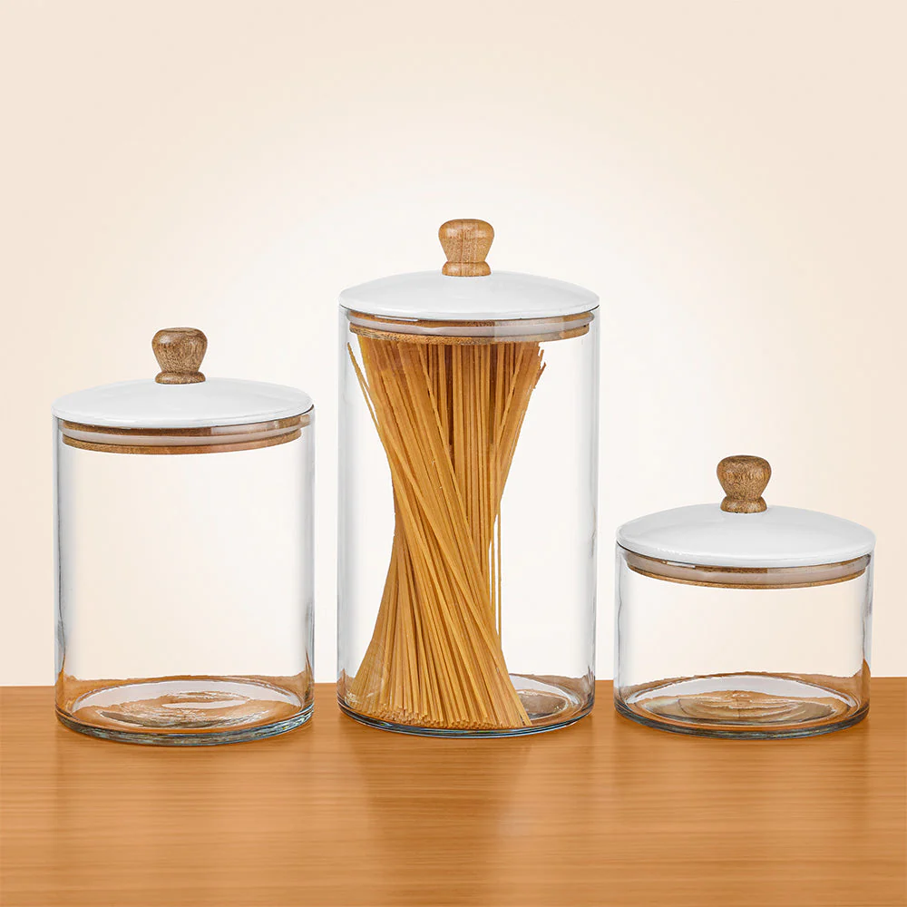 Be Home Madras Enameled Mango Storage Canisters - Image 2