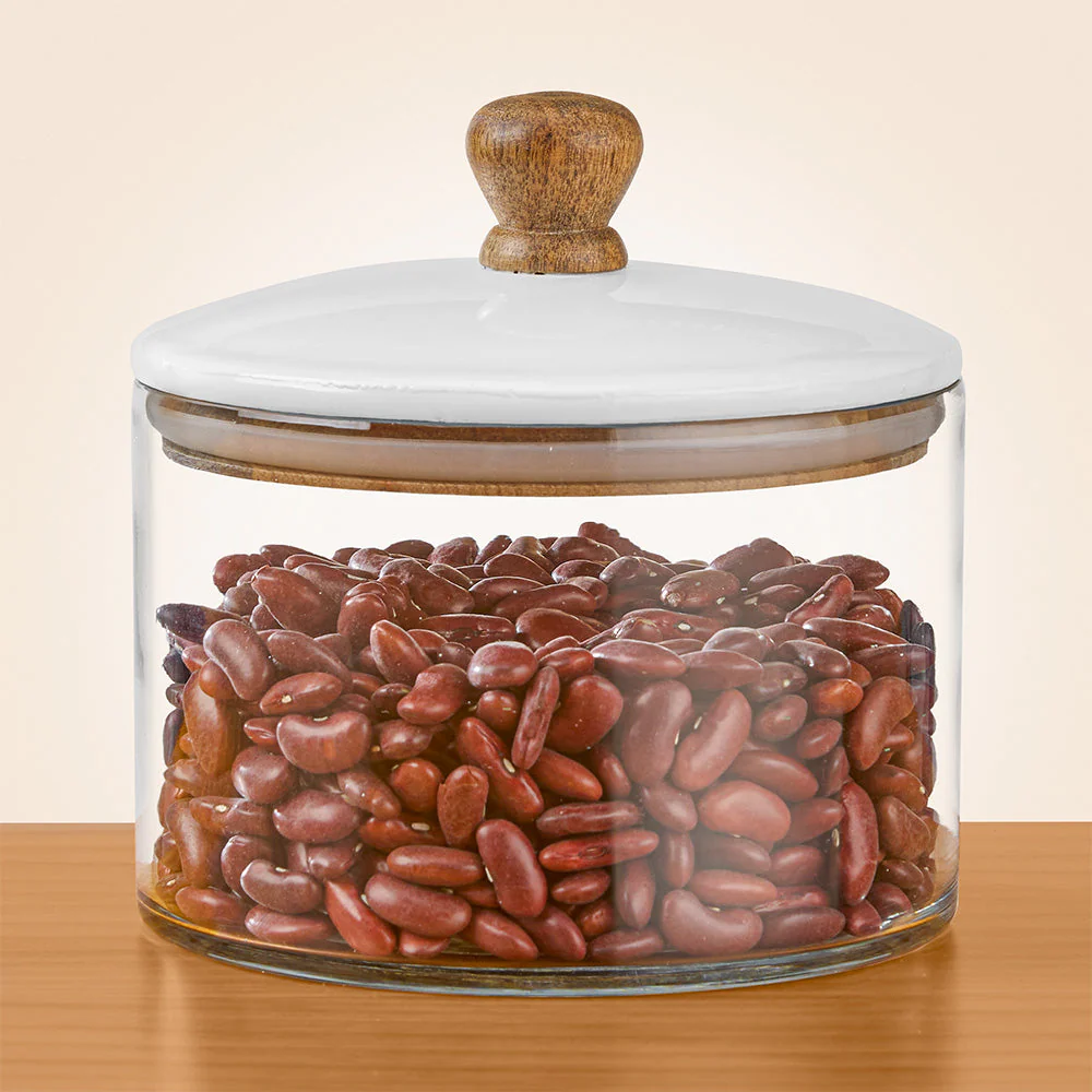 Be Home Madras Enameled Mango Storage Canisters - Image 3