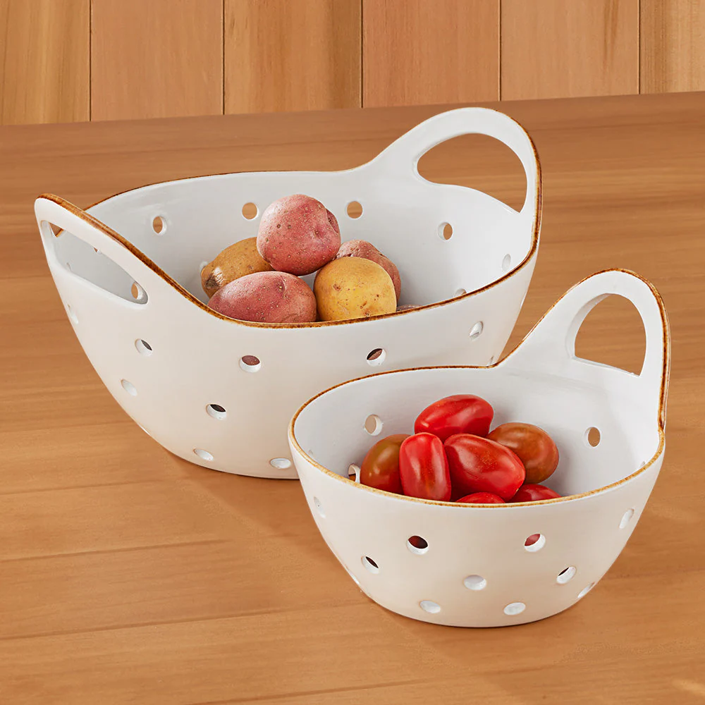 Be Home Yara Stoneware Colander - Image 2