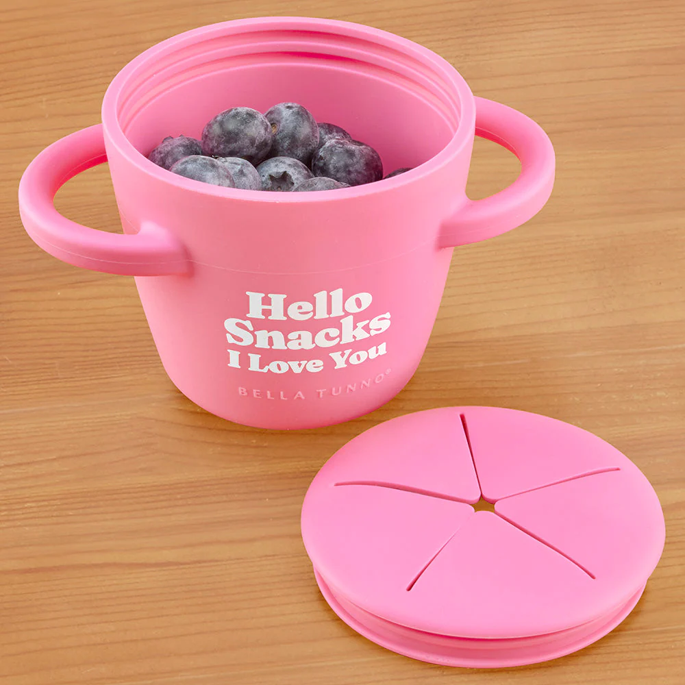 Bella Tunno Happy Snacker Cup, Hello Snacks I Love You - Image 2