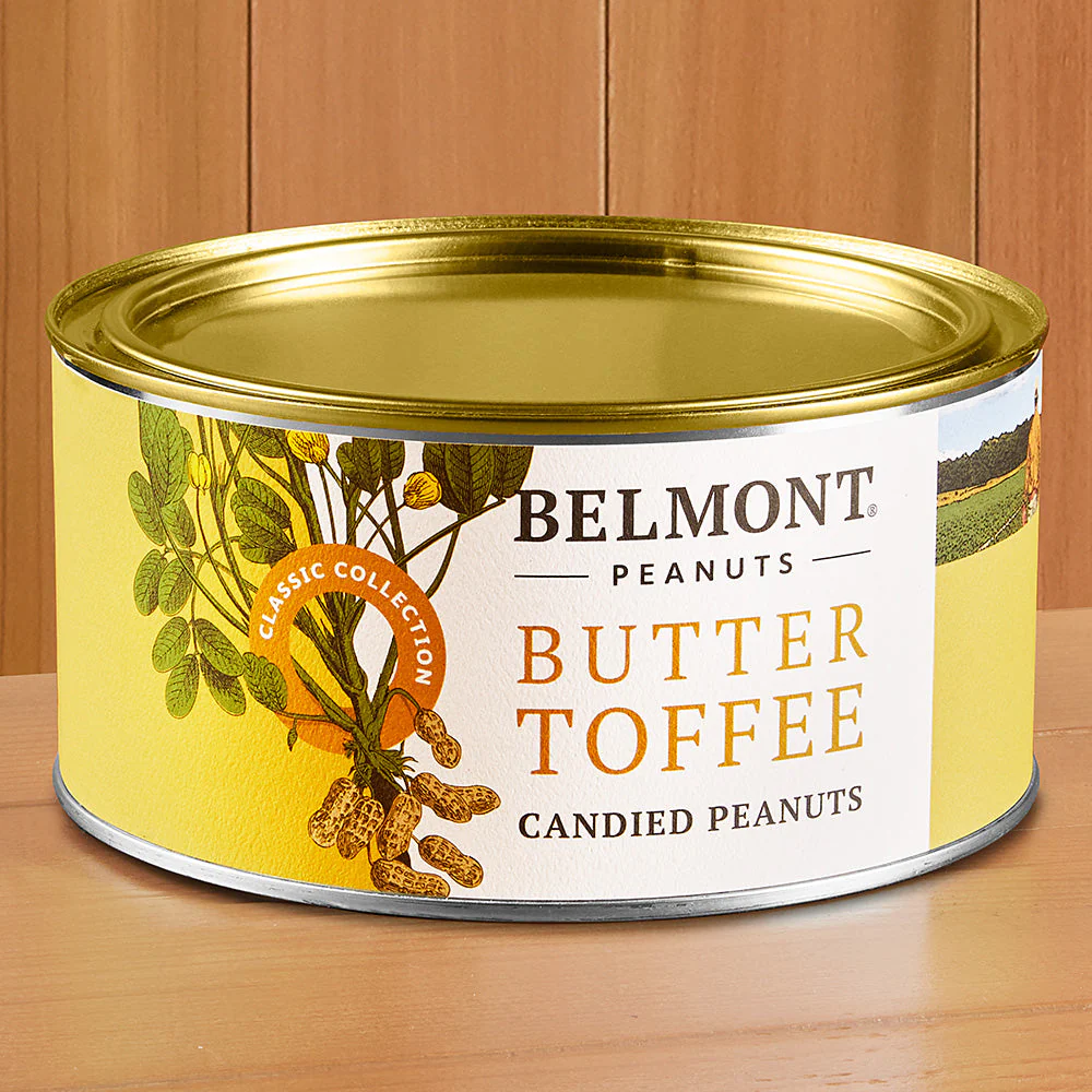 Belmont Gourmet Virginia Candied Peanuts, Butter Toffee - Image 2