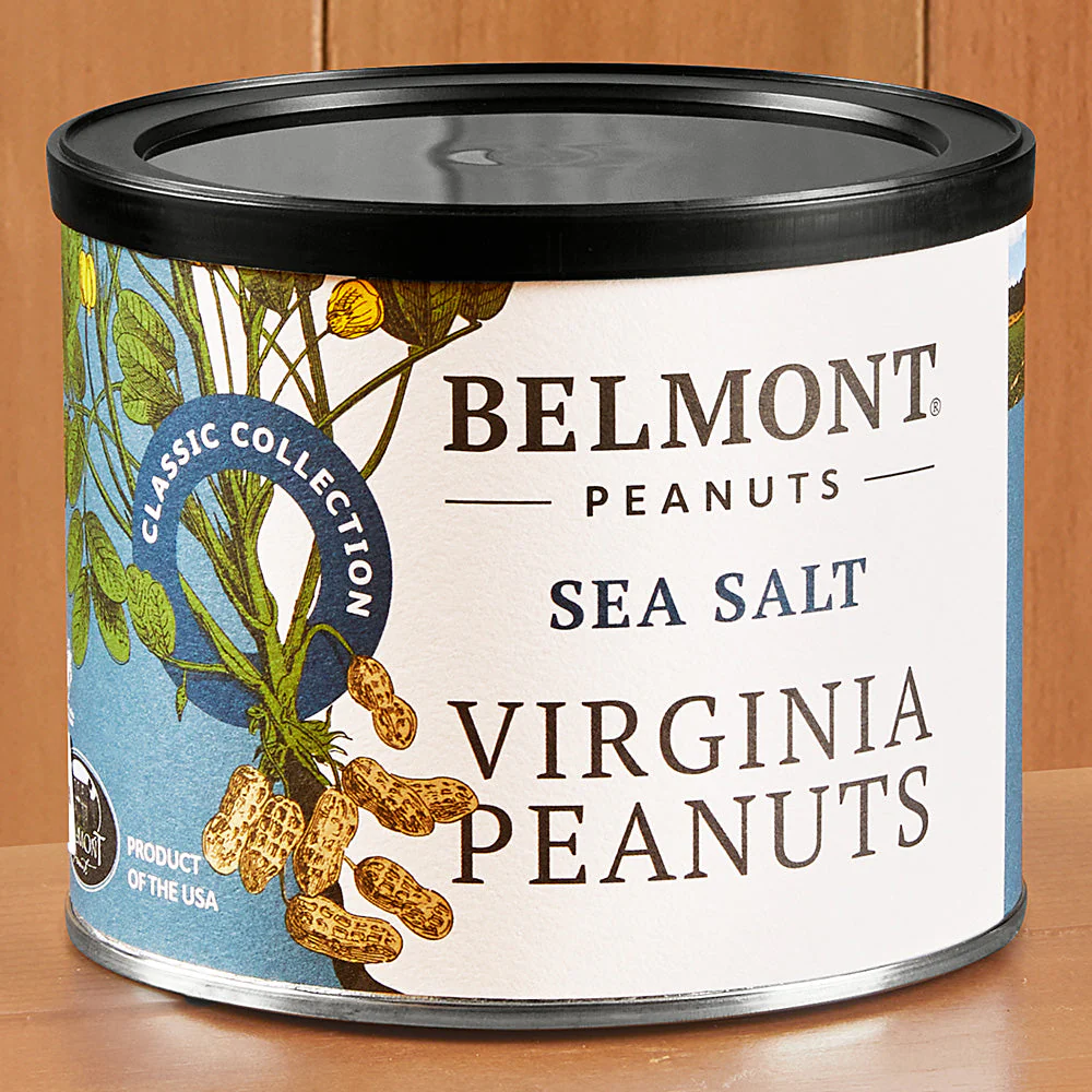 Belmont Gourmet Virginia Peanuts, Sea Salt