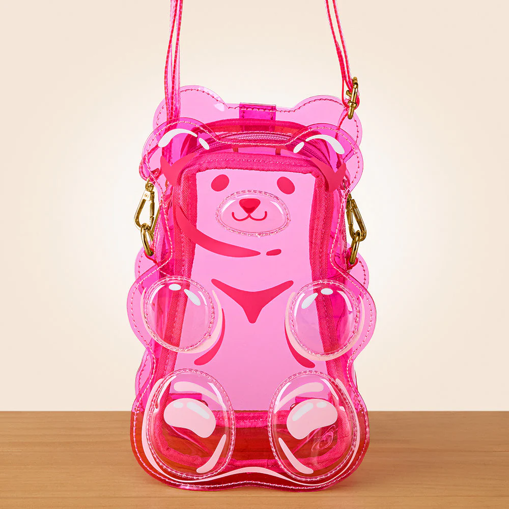 Bewaltz Convertible Crossbody Jelly Bag, Gummy Bear