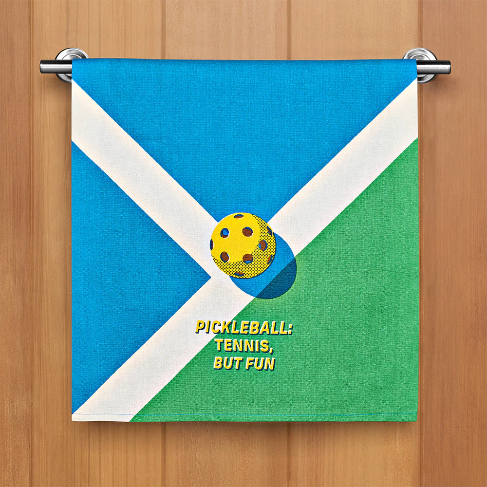Blue Q Tea Towel, Pickleball - Image 2
