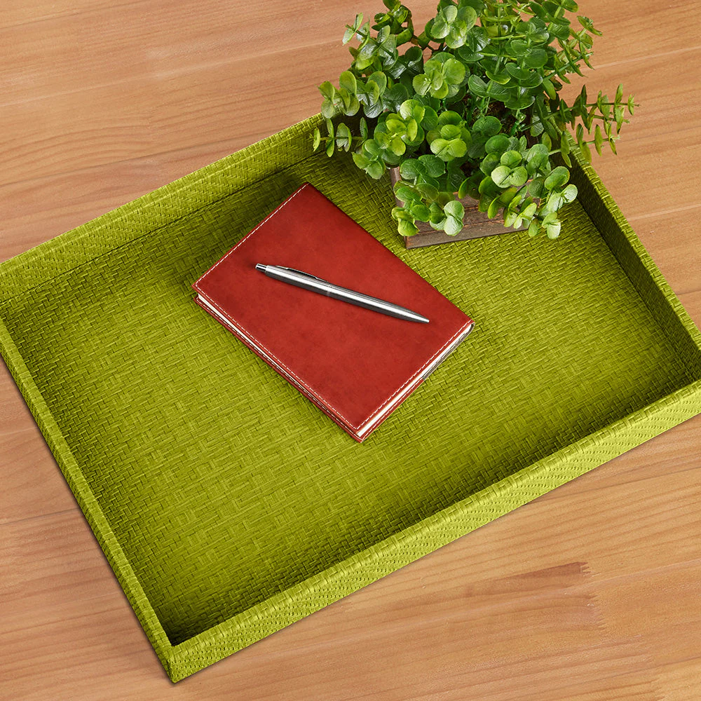 Bodrum Wicker Vinyl Tray - Image 2