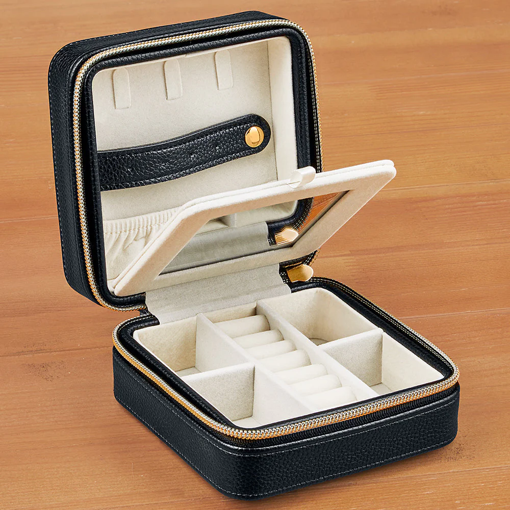 Brouk & Co "Leah" Vegan Leather Travel Jewelry Case - Image 3