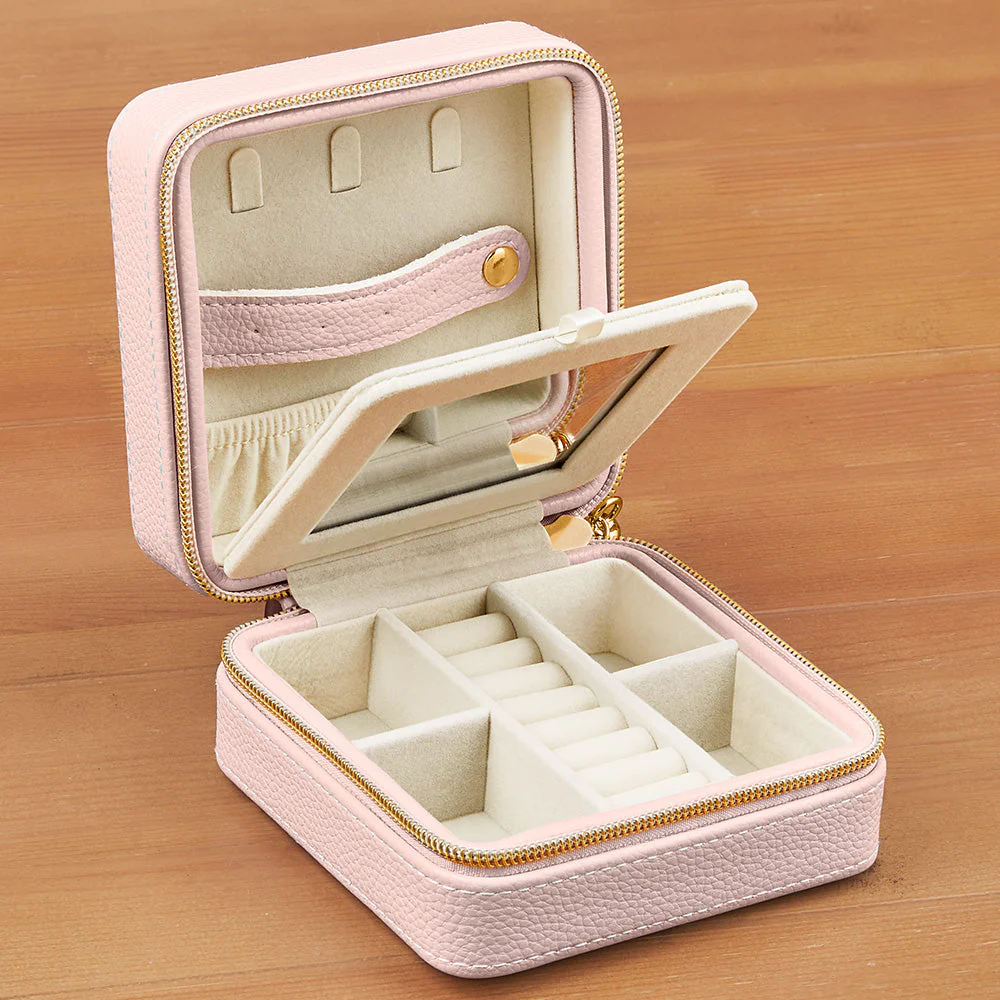 Brouk & Co "Leah" Vegan Leather Travel Jewelry Case - Image 5