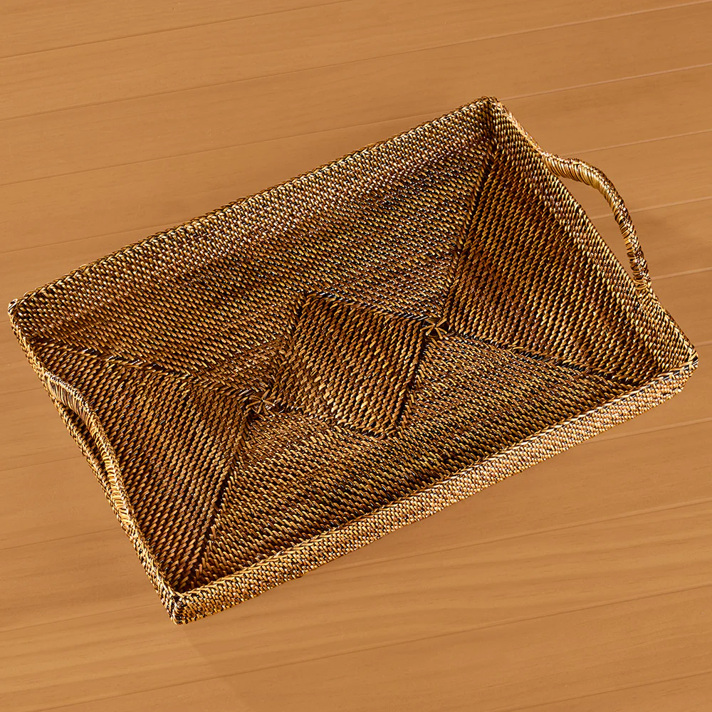 Calaisio Woven Basket Serving Tray - Image 2