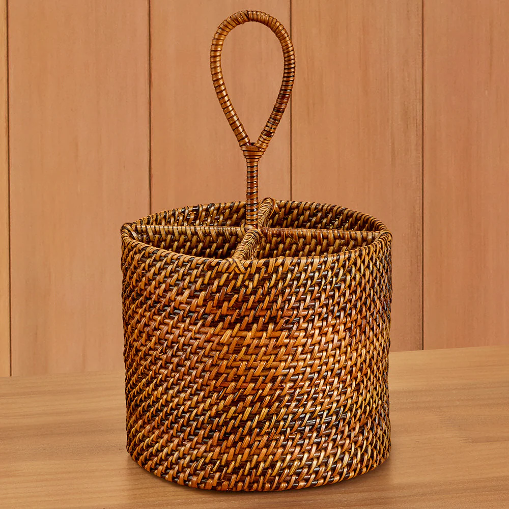 Calaisio Woven Flatware Caddy - Image 2
