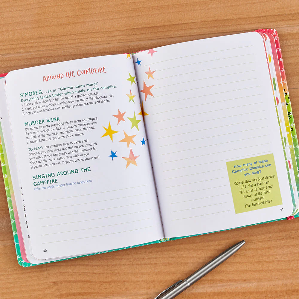 "Camp Journal: An Activity Book and Record Keeper" Kid's Journal - Image 2