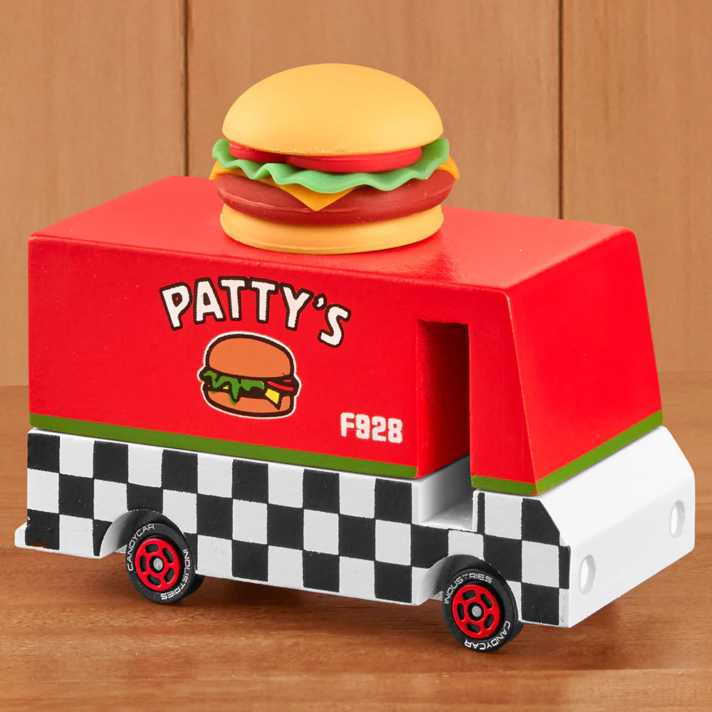 CANDYCAR® Hamburger Van Wooden Toy Food Truck - Image 2