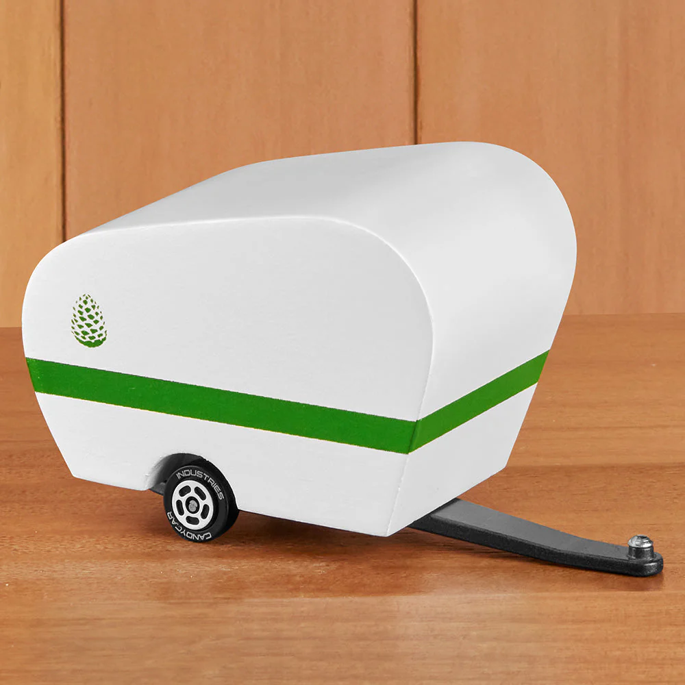 CANDYCAR® Pinecone Camper Wooden Toy Car Trailer - Image 2